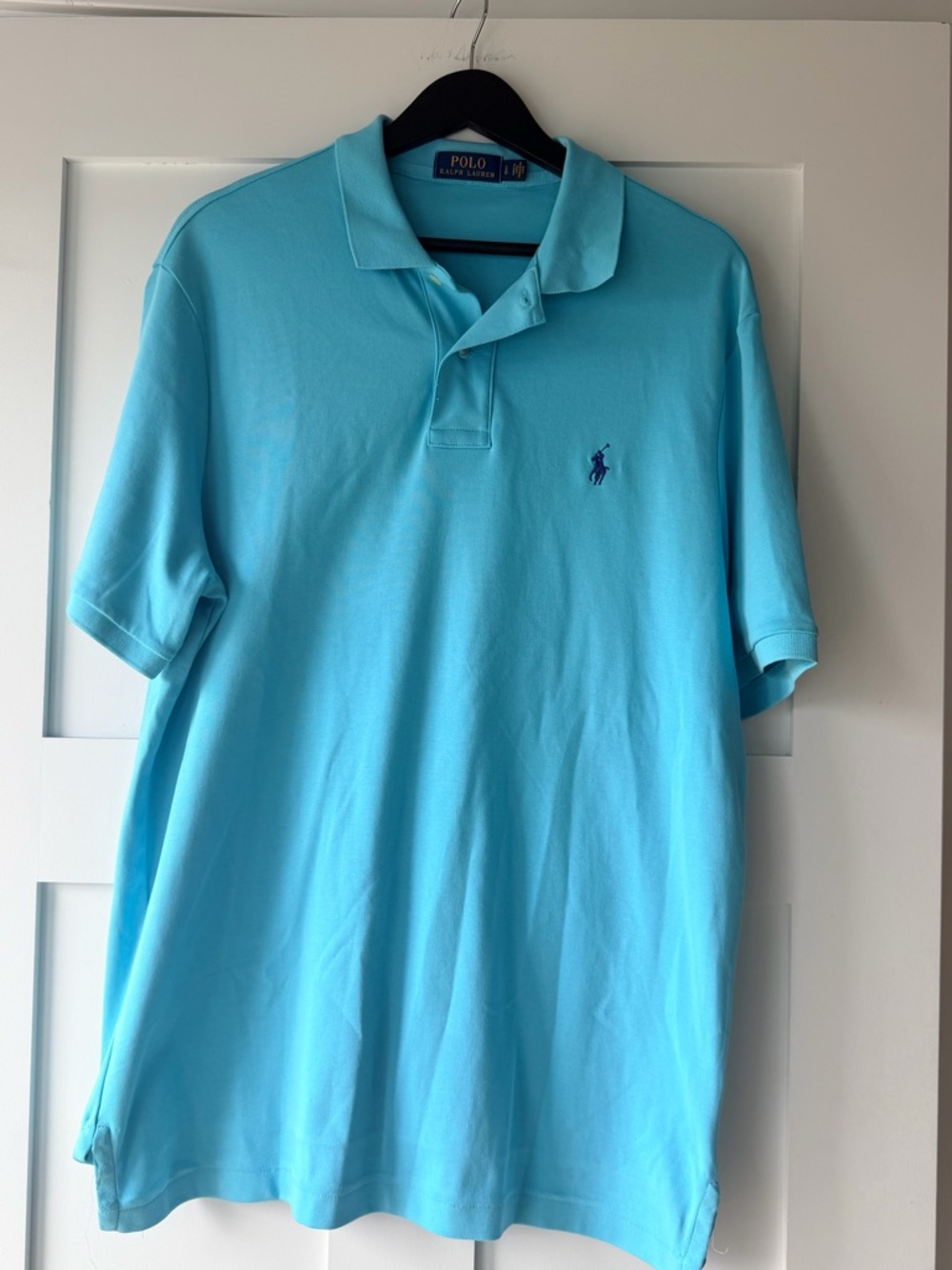 Ralph Lauren Polo Shirt Men’s Size L – Classic Fit – Repaired Hem / See Photos